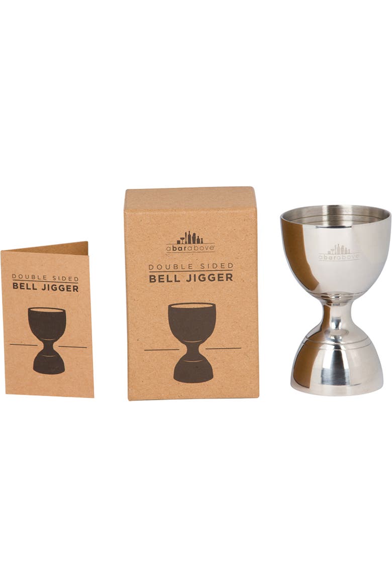Bell Cocktail Jigger, Main, color, Stainless Steel