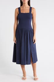 SUGARLIPS Raziela Mixed Media Midi Dress