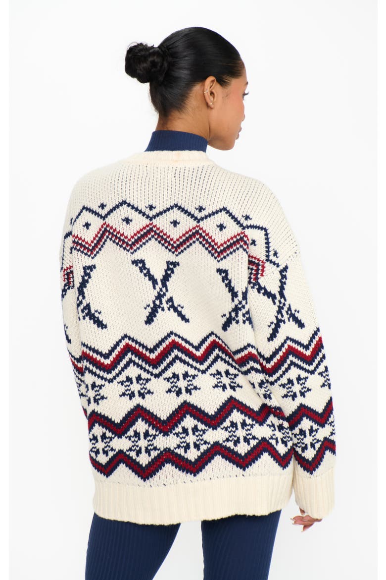 Ski in Sweater, Alternate, color, Cream Ski Knit
