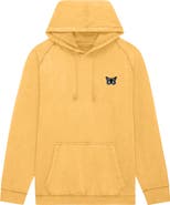 Dalix Butterfly Womens Mineral Washed Hoodie