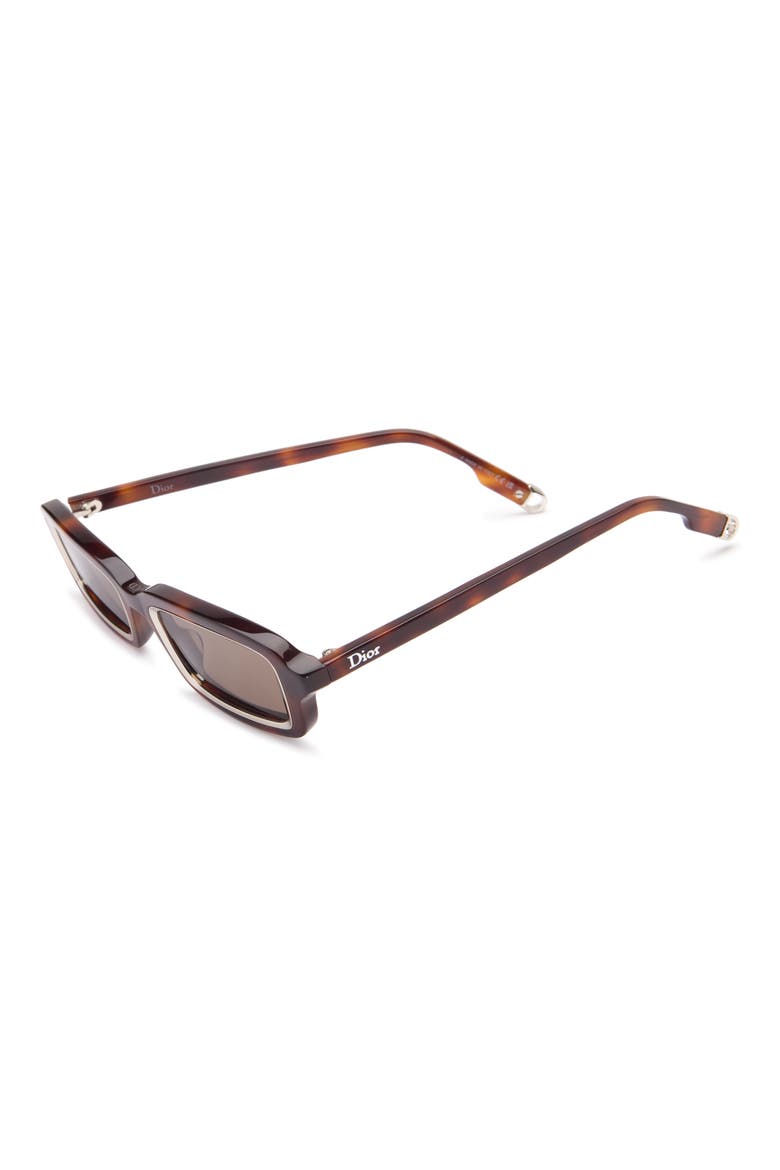 DiorSymbol S2I Rectangular Sunglasses, Alternate, color, HAVANA/ OTHER / BROWN