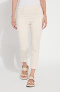 Lysse Toothpick High Waist Released Raw Hem Crop Skinny Jeans