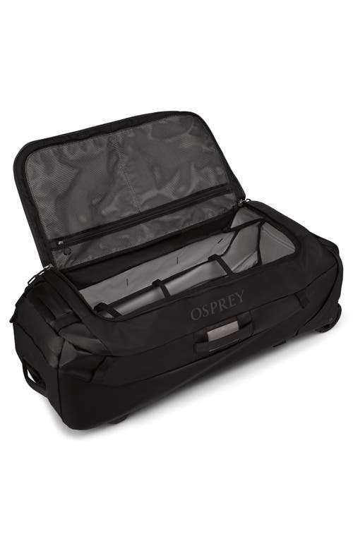 Osprey Transporter 120-liter Duffle Wheeled Luggage In Raven Black/black