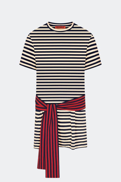 Lottie T-shirt Dress With Tie Waist