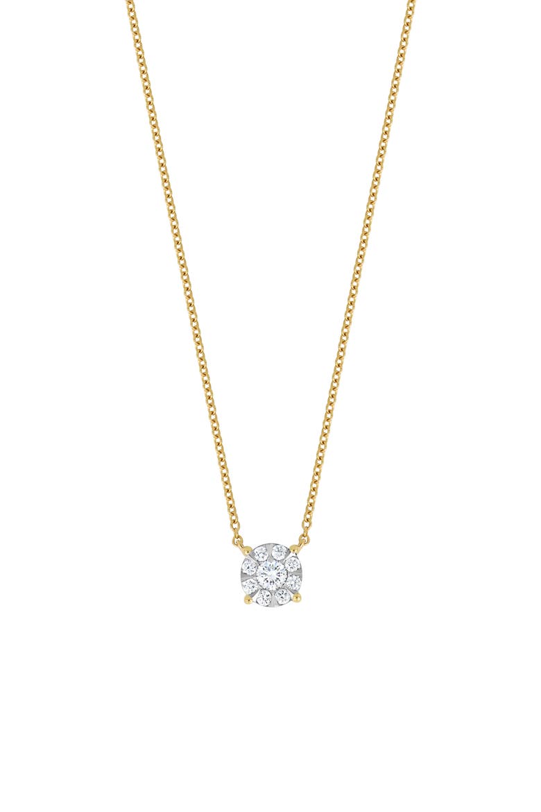 18K Gold Diamond Pendant Necklace (Nordstrom Exclusive), Main, color, 18KY