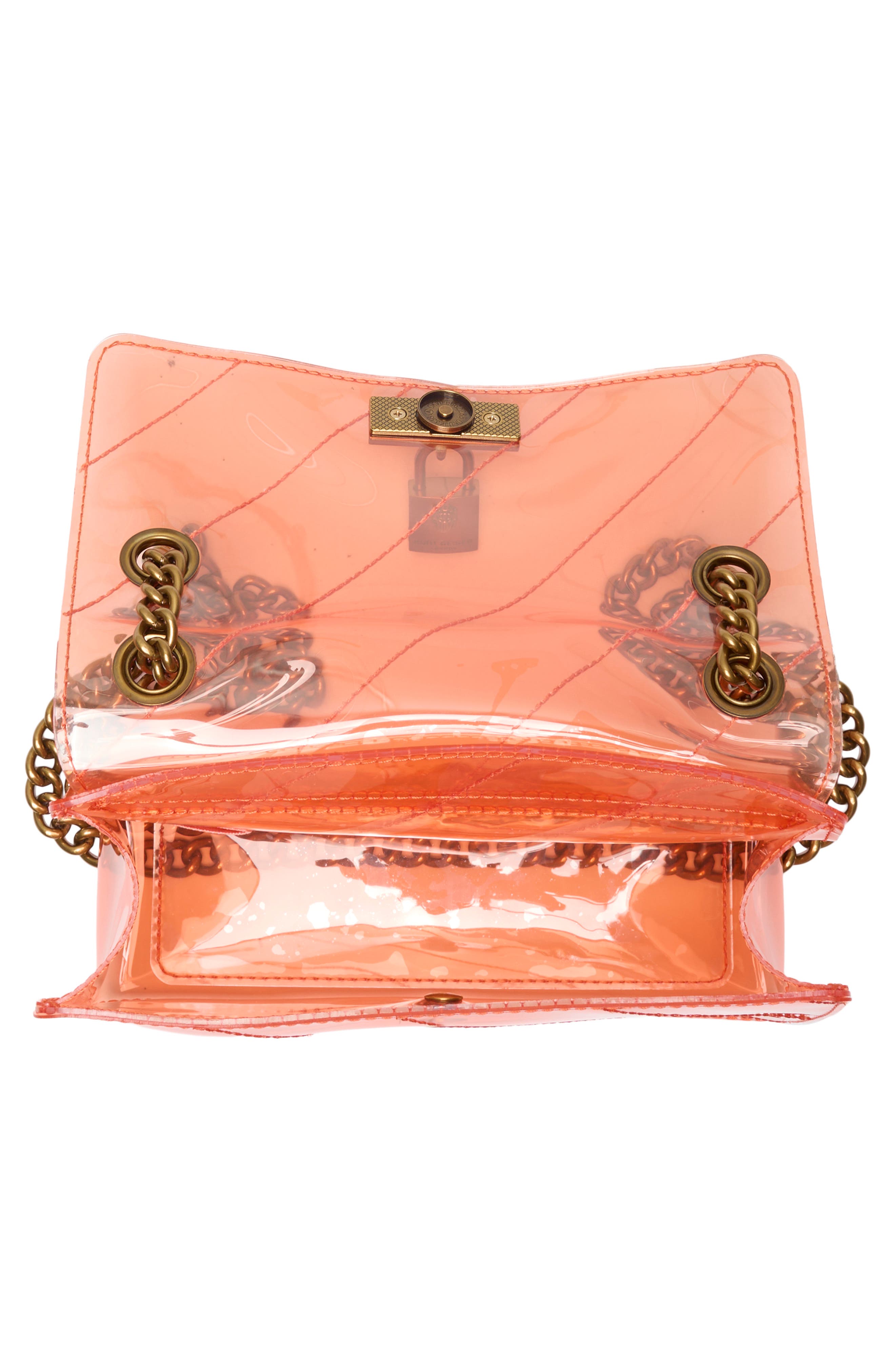 Kurt Geiger London Mini Brixton Vinyl Crossbody Bag, Alternate, color, Orange