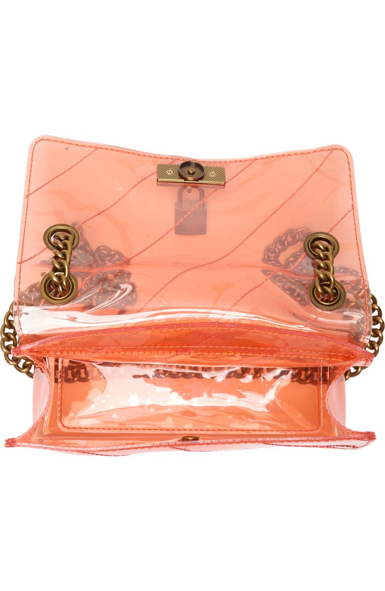 Kurt Geiger London Mini Brixton Vinyl Crossbody Bag, Alternate, color, Orange