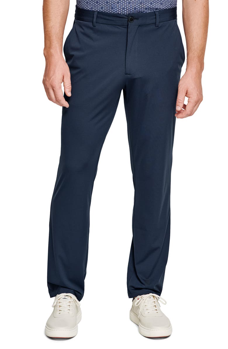 Johnston & Murphy XC Flex<sup>®</sup> Solid Knit Pants, Main, color, Blue
