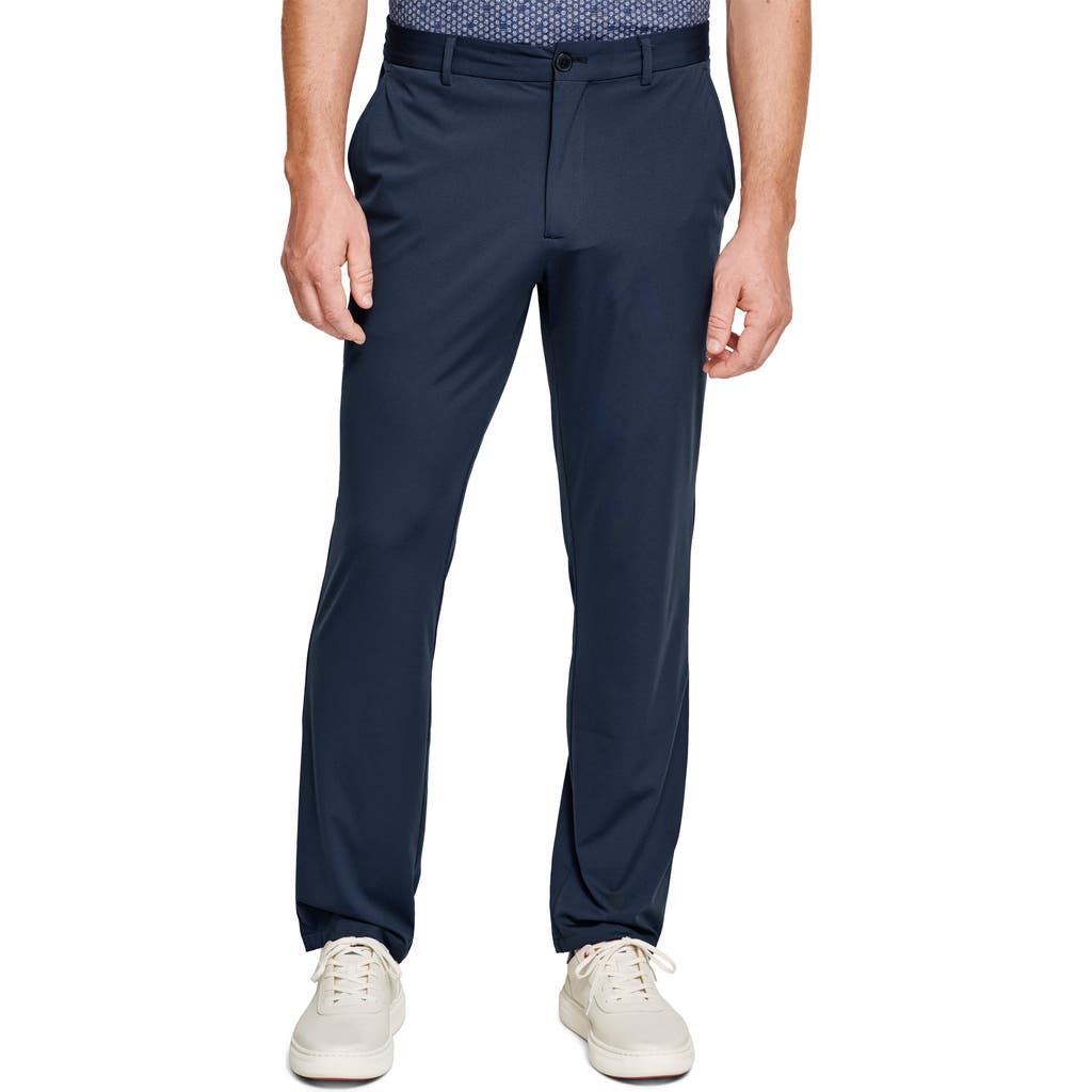 Johnston & Murphy Bird's Eye Short Sleeve Knit Button-up Shirt