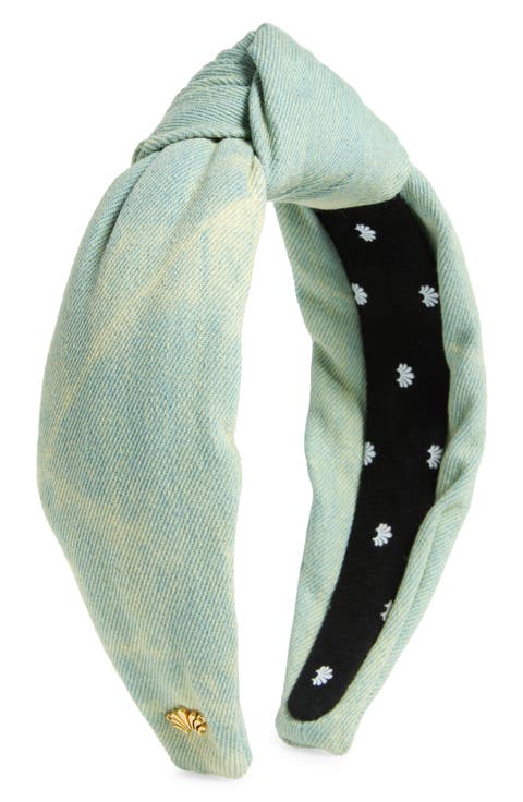 Denim Knotted Headband