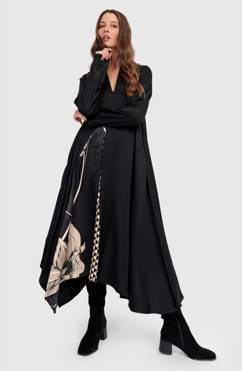 Baroque Draped Dress