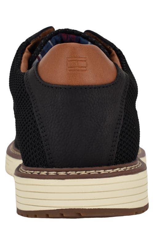 Tommy Hilfiger Men's Hiser Casualized Hybrid Oxfords In Black