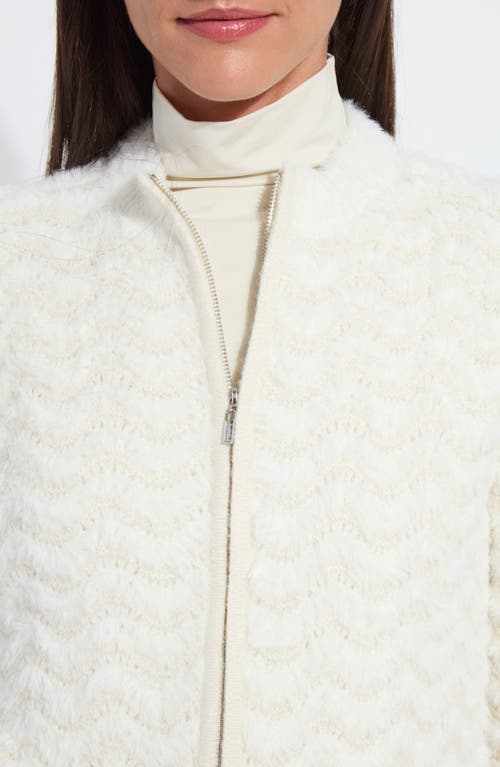 Lyssé Lysse Ivanna Faux Fur Bomber Jacket In White
