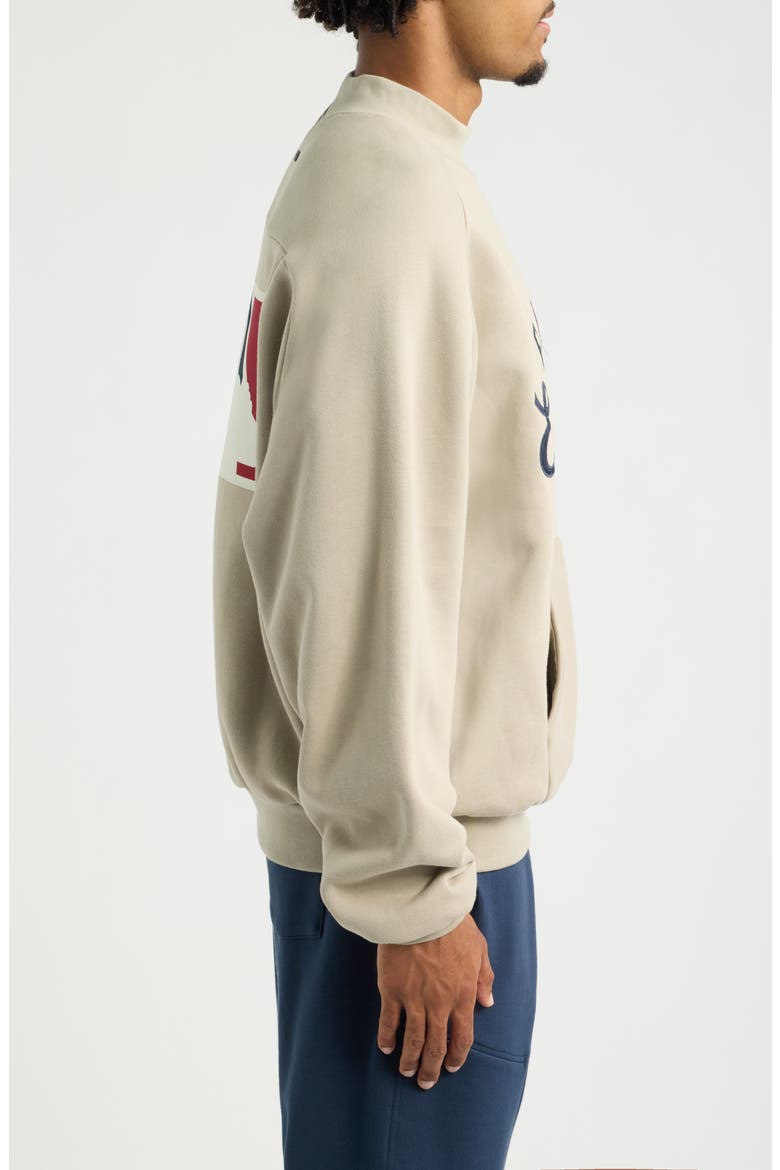 MLB Sport Crewneck Sweatshirt, Alternate, color, SEAL