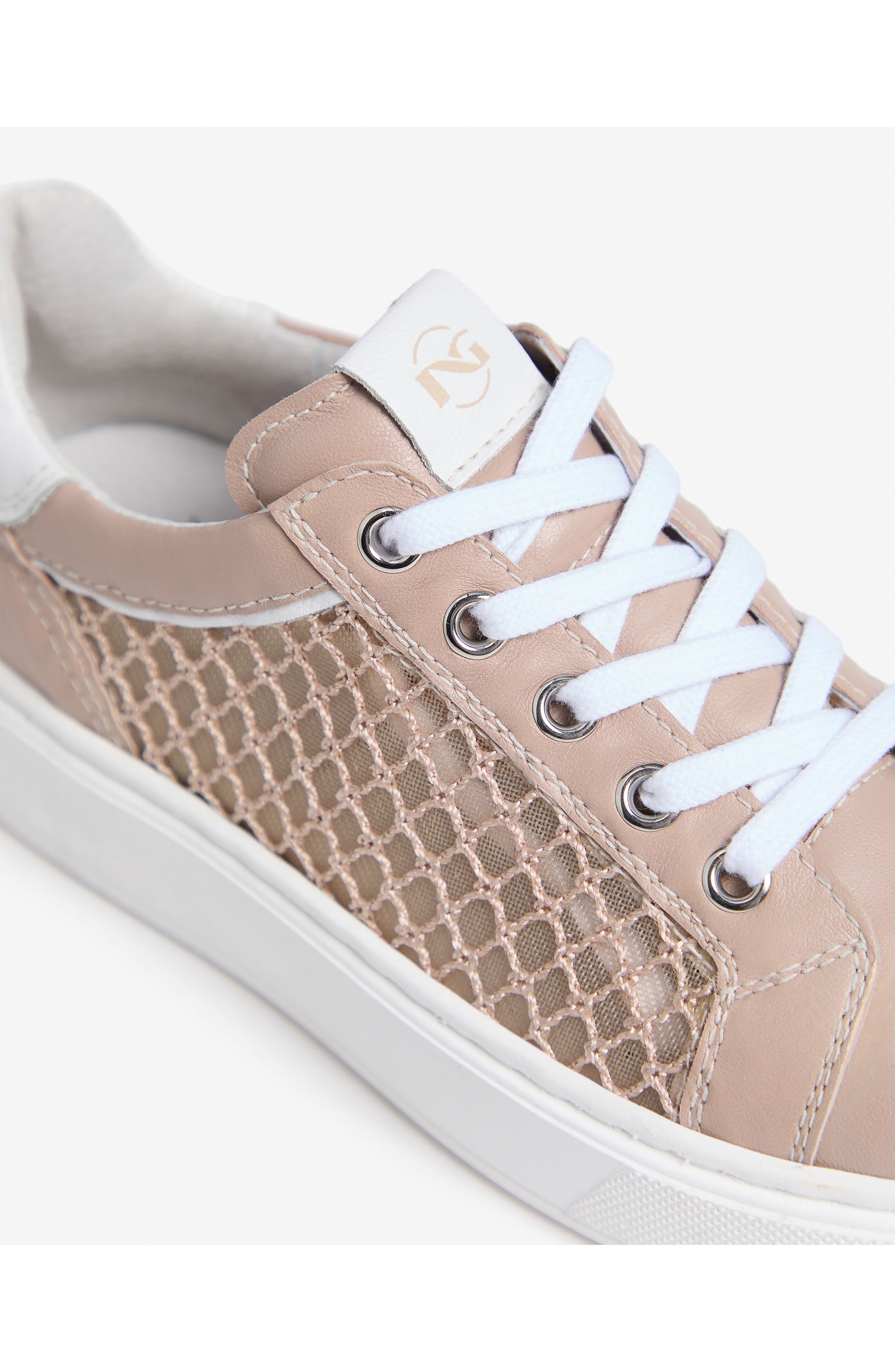 Mesh Low Top Sneaker, Alternate, color, ROSE