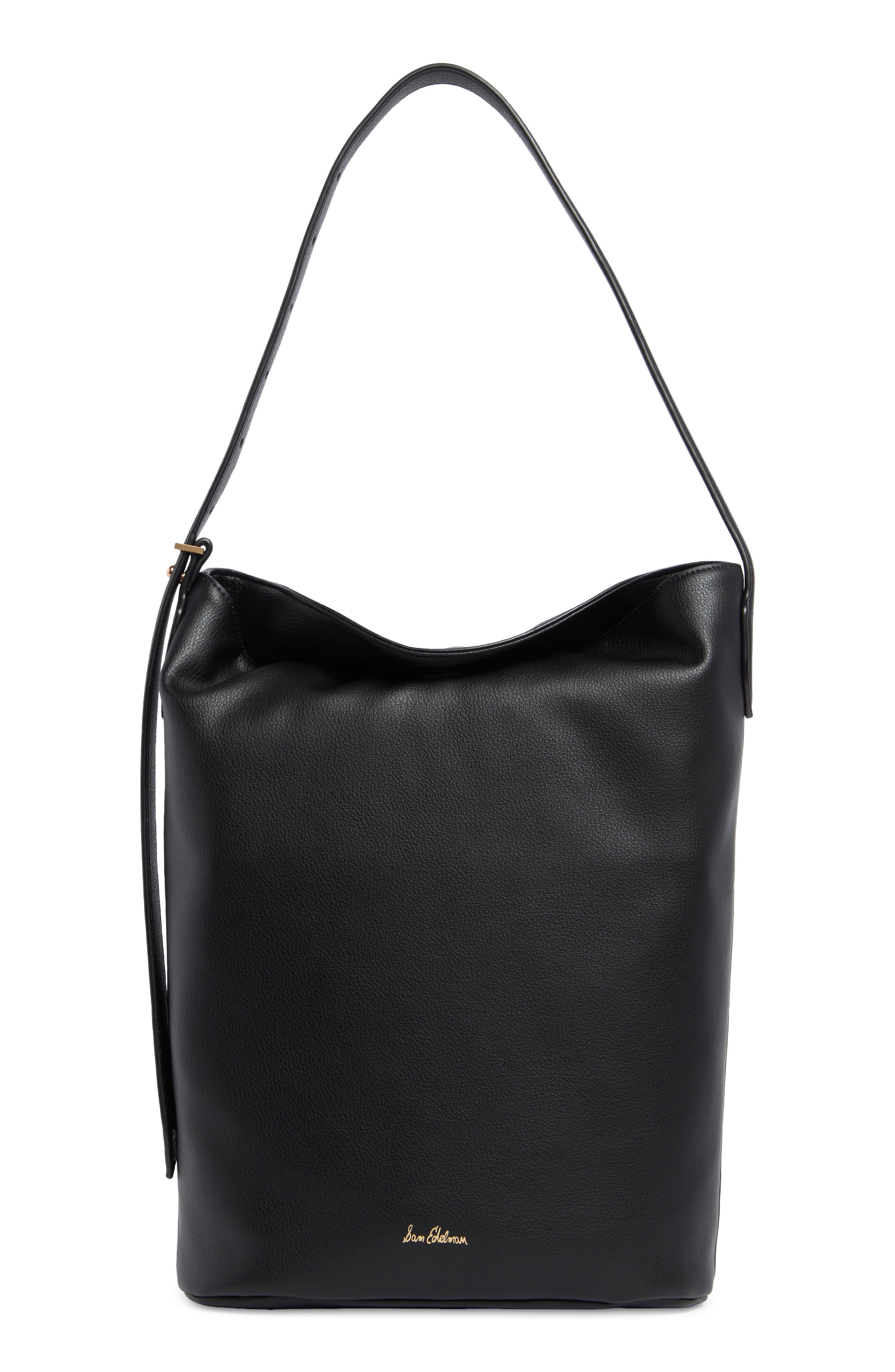 Sam Edelman Harlyn Pebbled Leather Bucket Bag