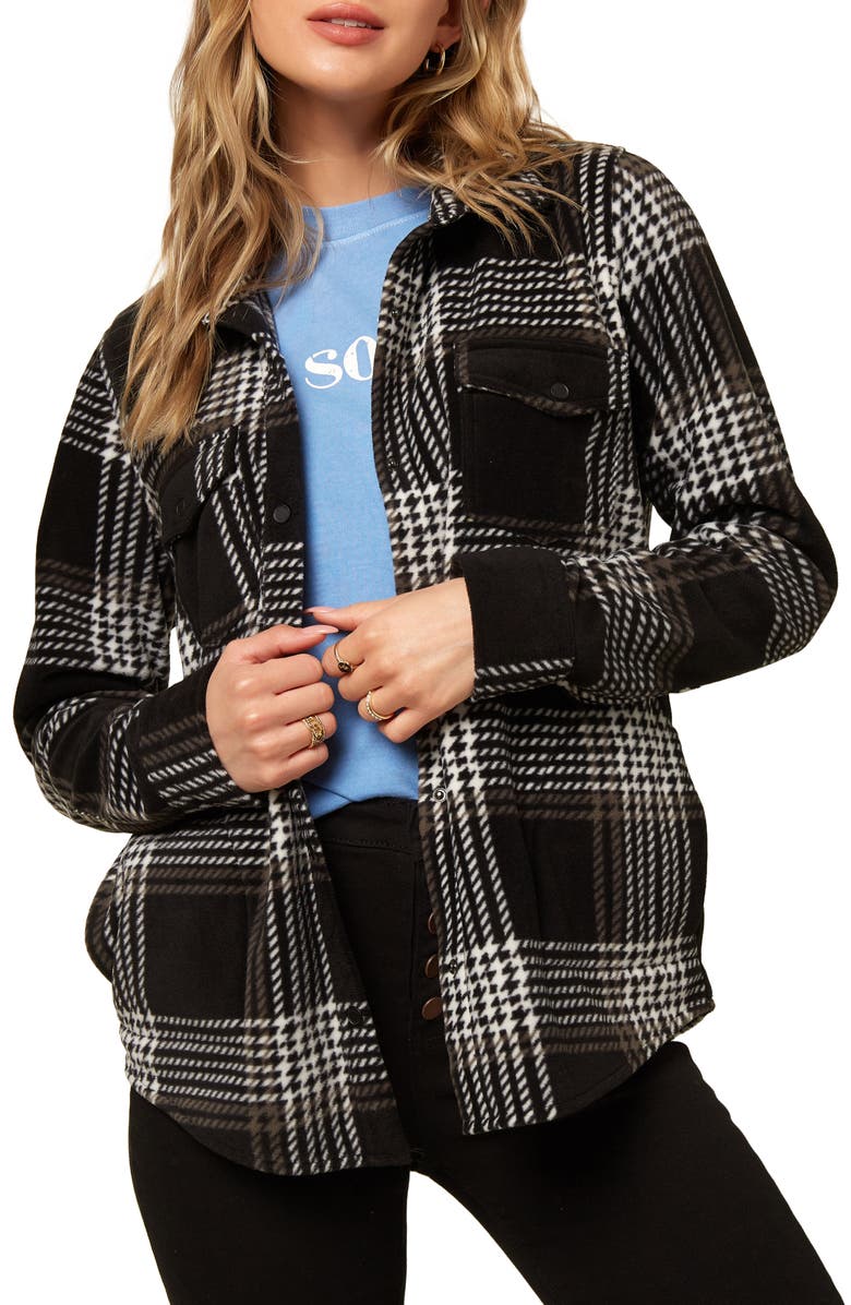 O'Neill Zuma Superfleece Plaid Shirt, Alternate, color,