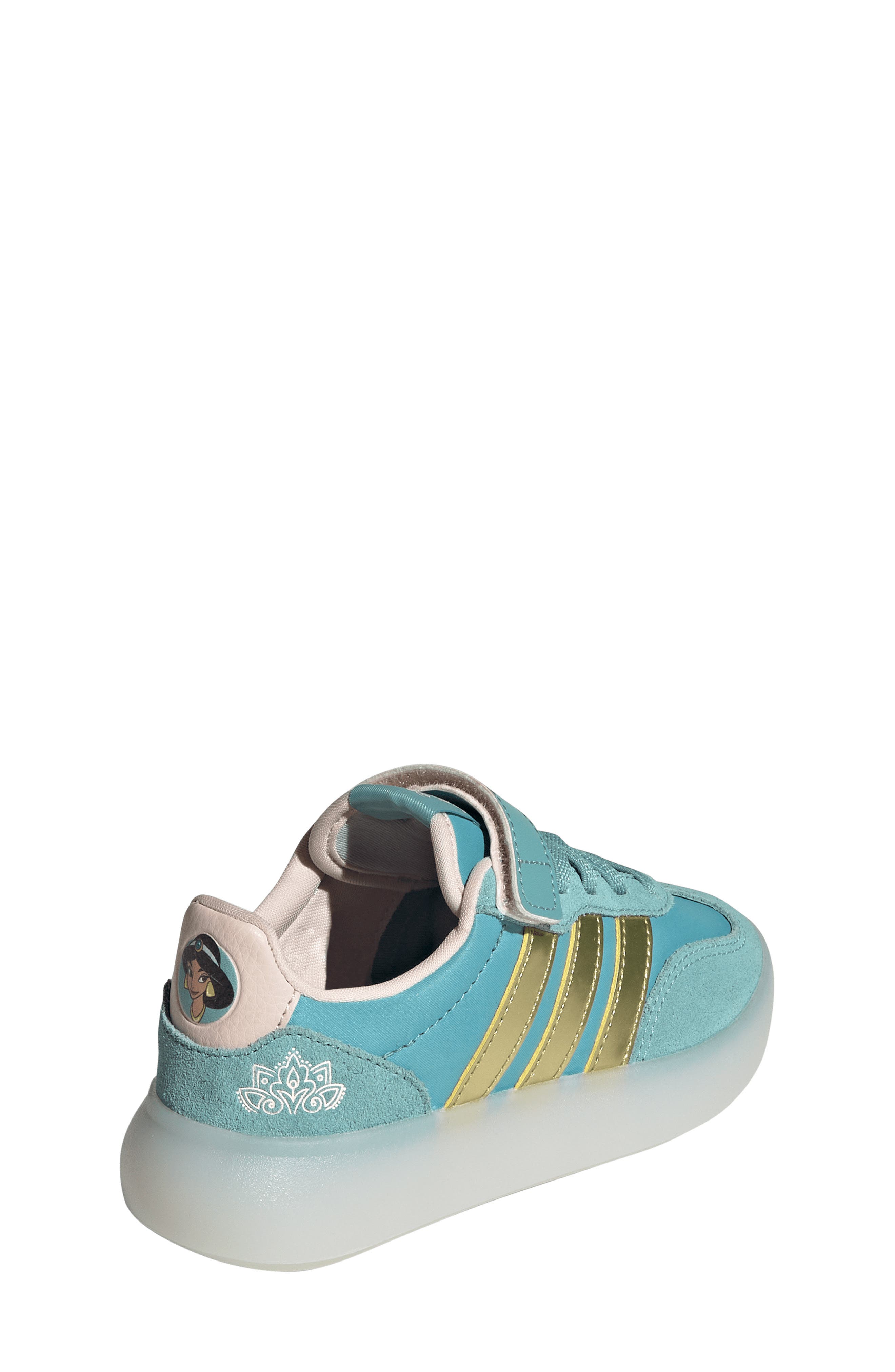 adidas Kids' Barreda Decode Sneaker, Alternate, color, Mint/ Gold/ Wonder Quartz