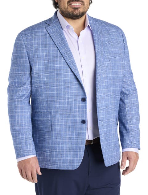 Big & Tall Glen Plaid Sport Coat