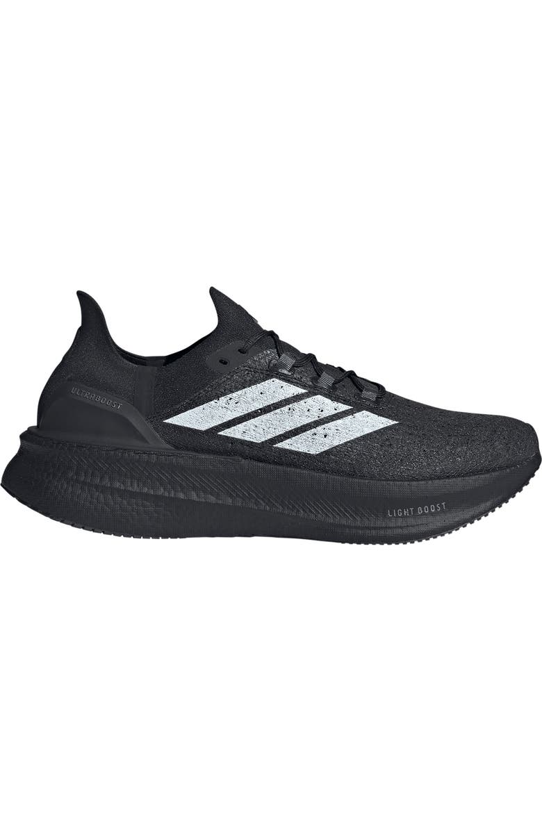 adidas Gender Inclusive Ultraboost 5 Strung Running Shoe, Alternate, color, Black/ White/ Iron Metallic