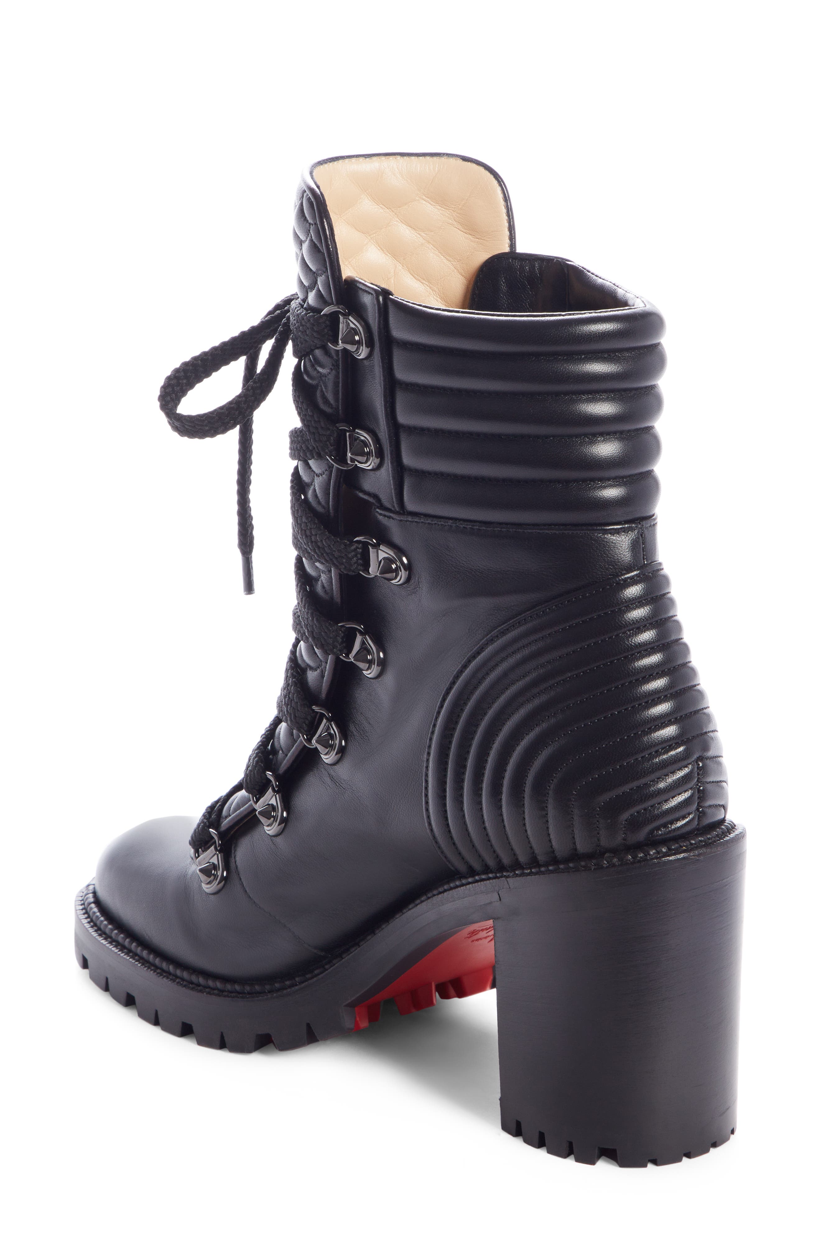 Christian Louboutin Mad Matelassé Bootie, Alternate, color, 