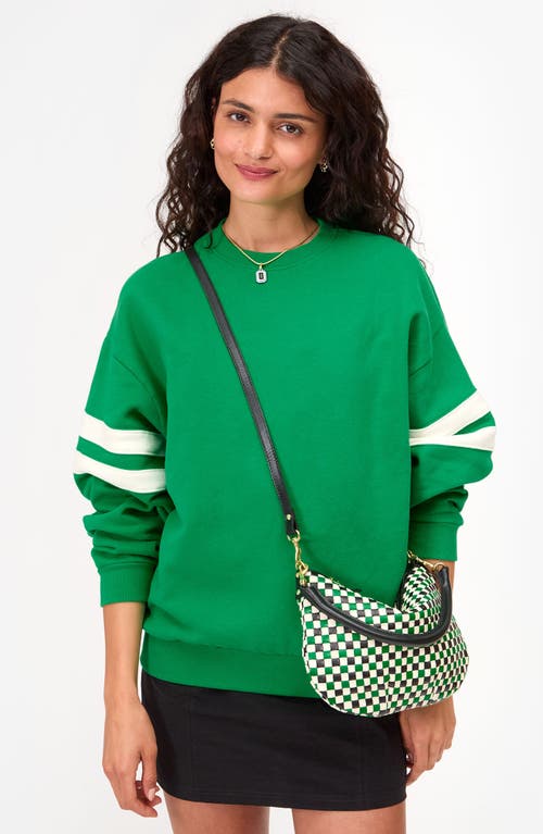 Clare V . Petit Moyen Woven Messenger Bag