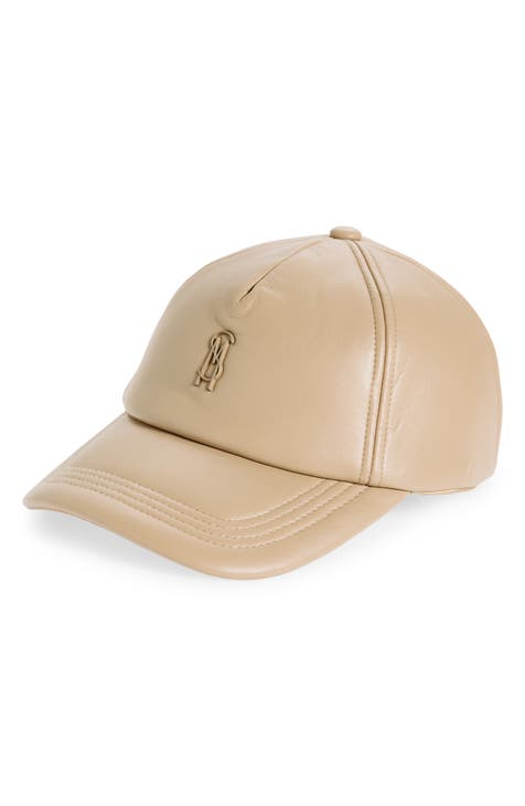 Soft Faux Leather Padded Baseball Cap