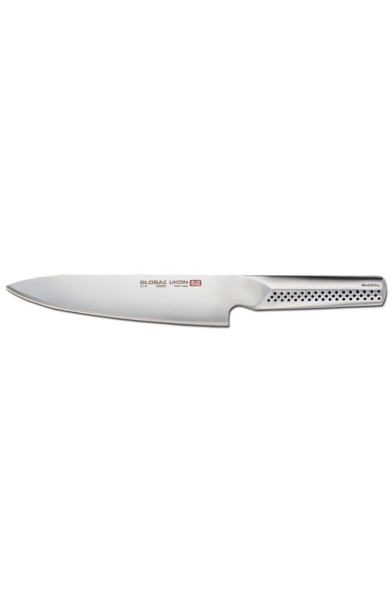 GLOBAL UKON 8" Chef
s Knife, Main, color, Silver