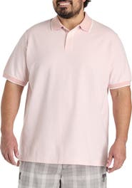 Harbor Bay by DXL Big & Tall Oxford Tipped Polo Shirt