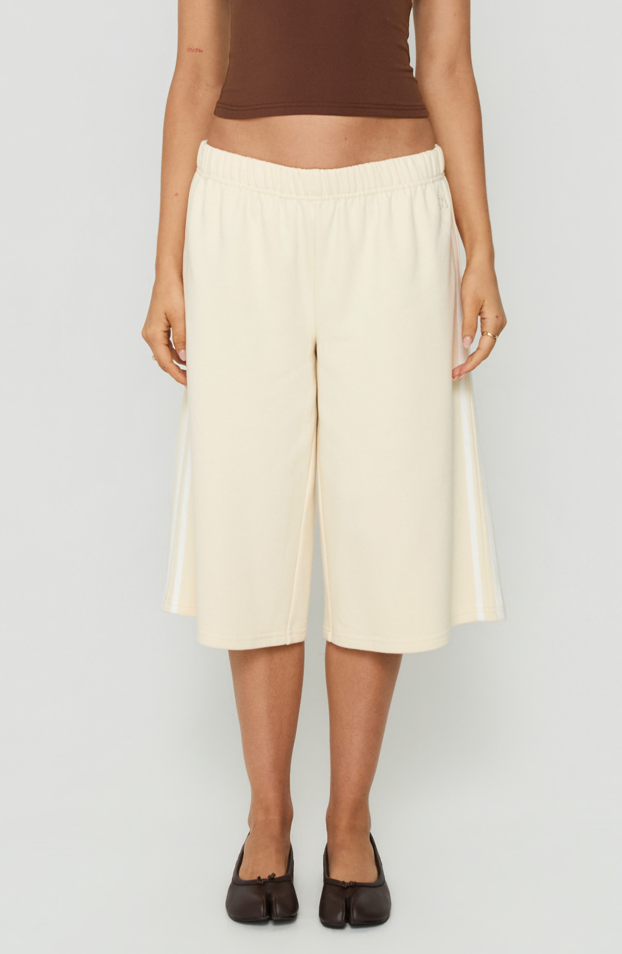 Princess Polly Sayllor Longline Sweat Shorts (Women) | Nordstrom