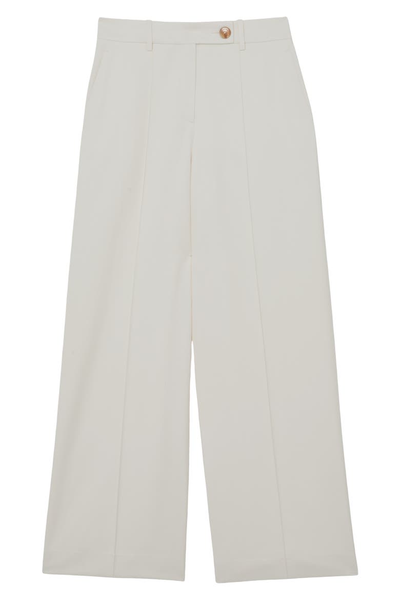 Malin High Waist Wide Leg Pants, Alternate, color, CREAM