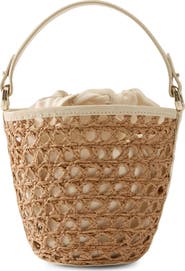 Helen Kaminski Ama Braided Raffia Bucket Bag