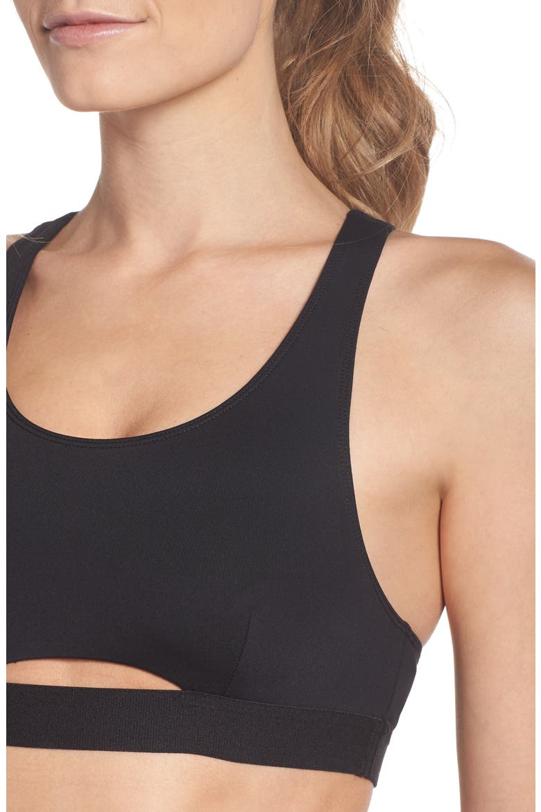 Moonlit Sports Bra, Alternate, color, BLACK