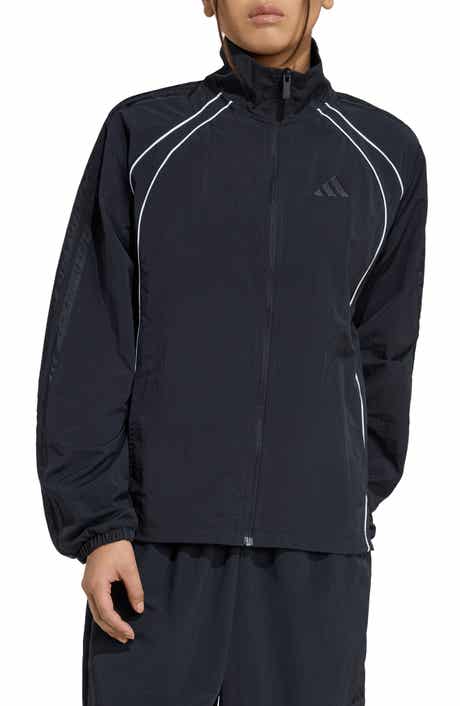 adidas Iconic 3-Stripes Logo Windbreaker