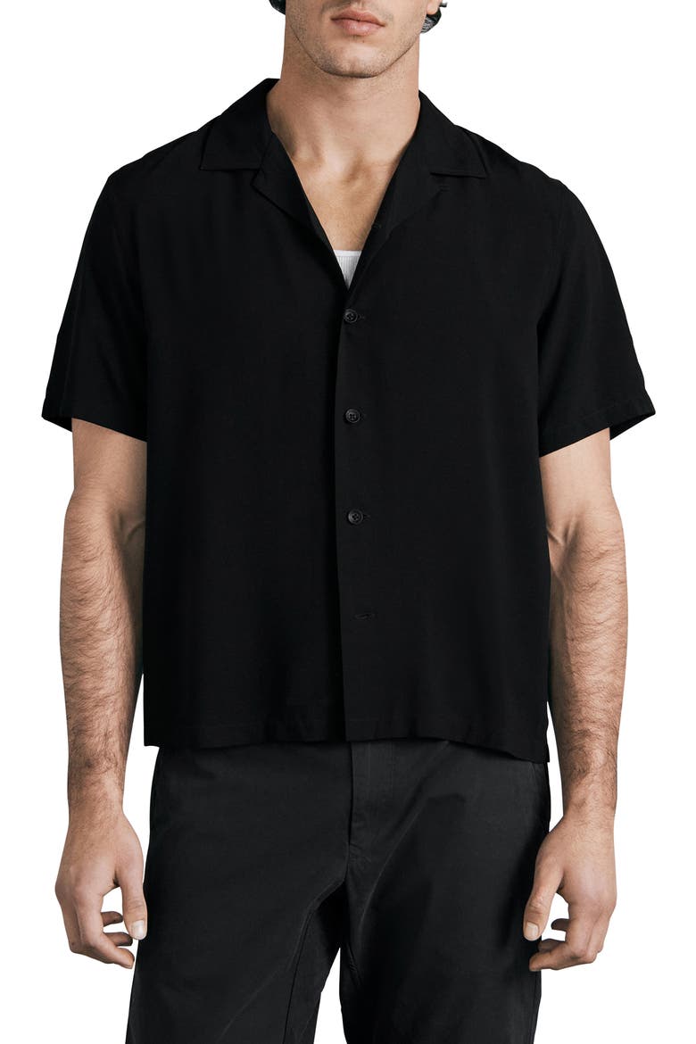 Avery Button-Up Shirt, Main, color, BLK