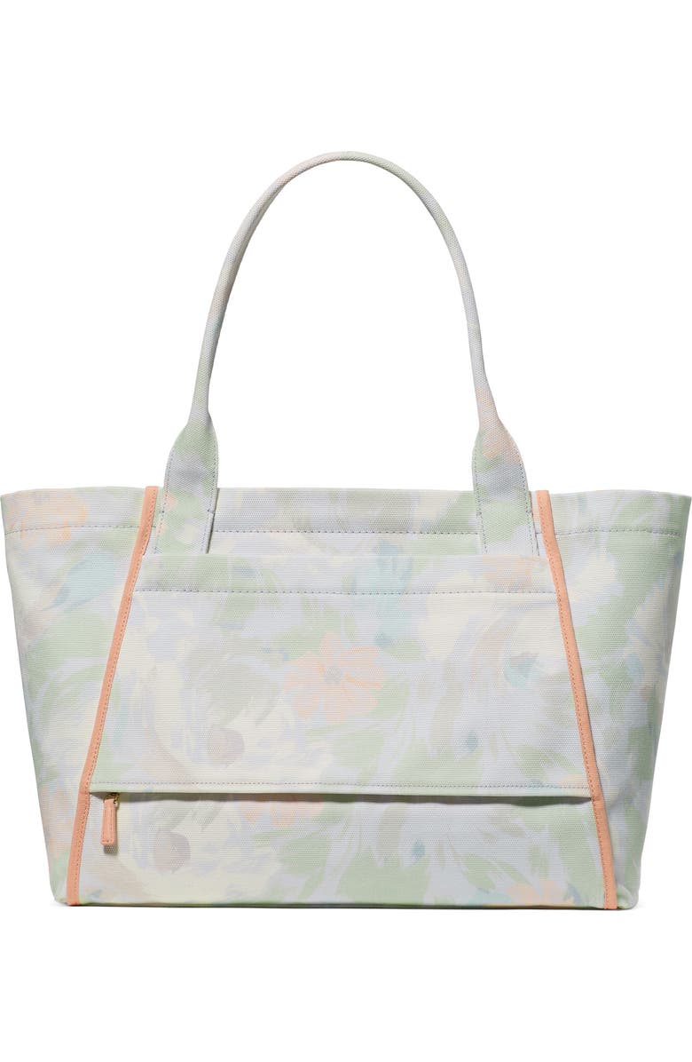 Kate Spade New York dash hidden garden print canvas tote, Alternate, color, Multi Blue