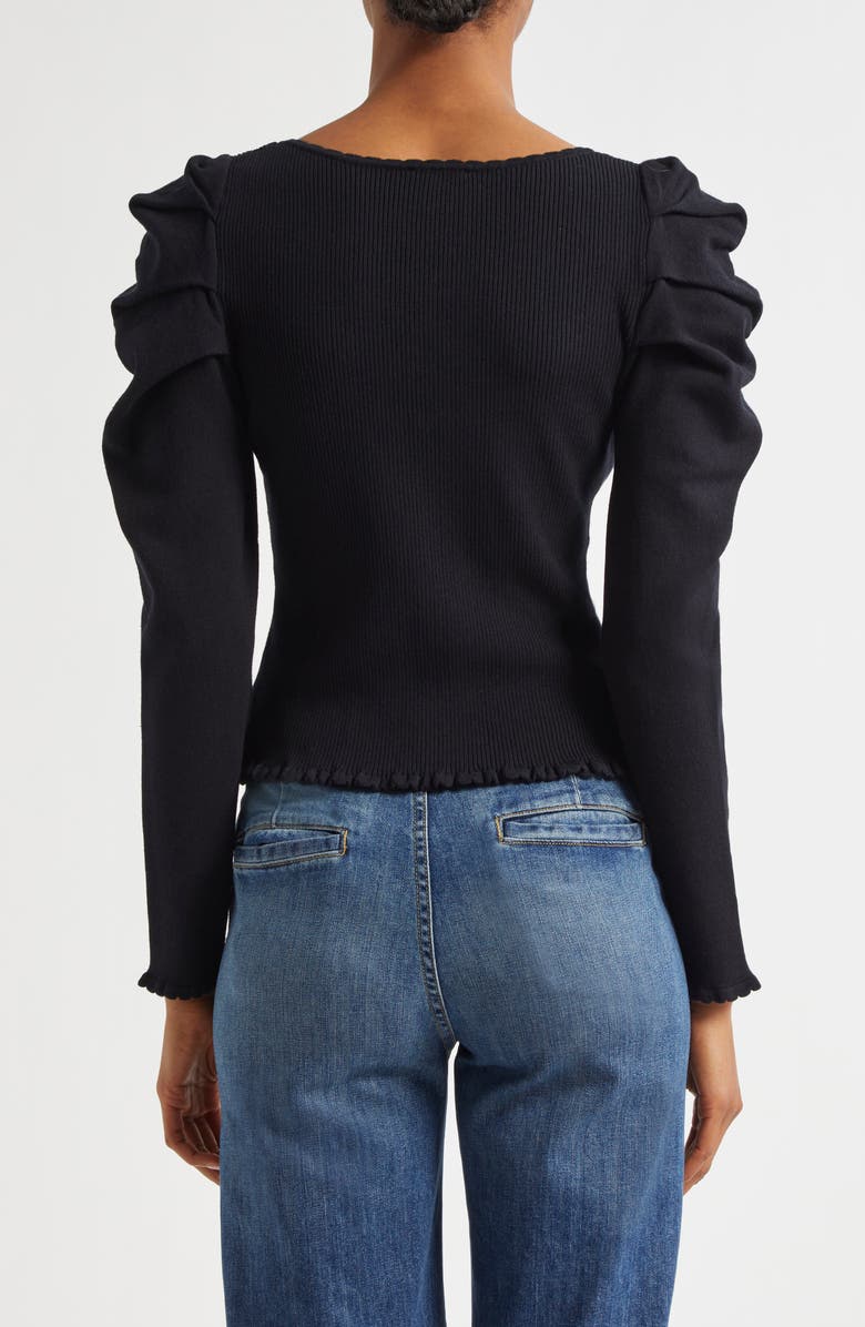 FARM Rio Gathered Top, Alternate, color, 