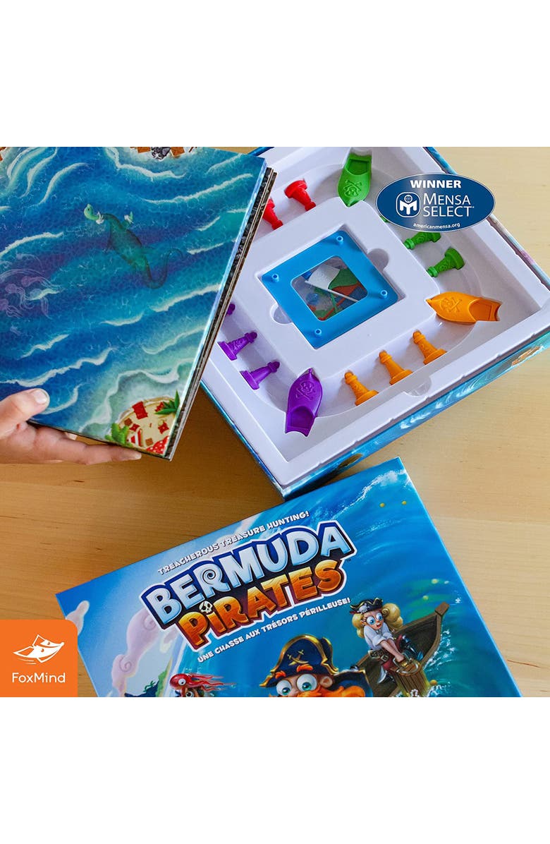 FoxMind Bermuda Pirates Magnetic Board Game For Kids, Alternate, color, Multicolored