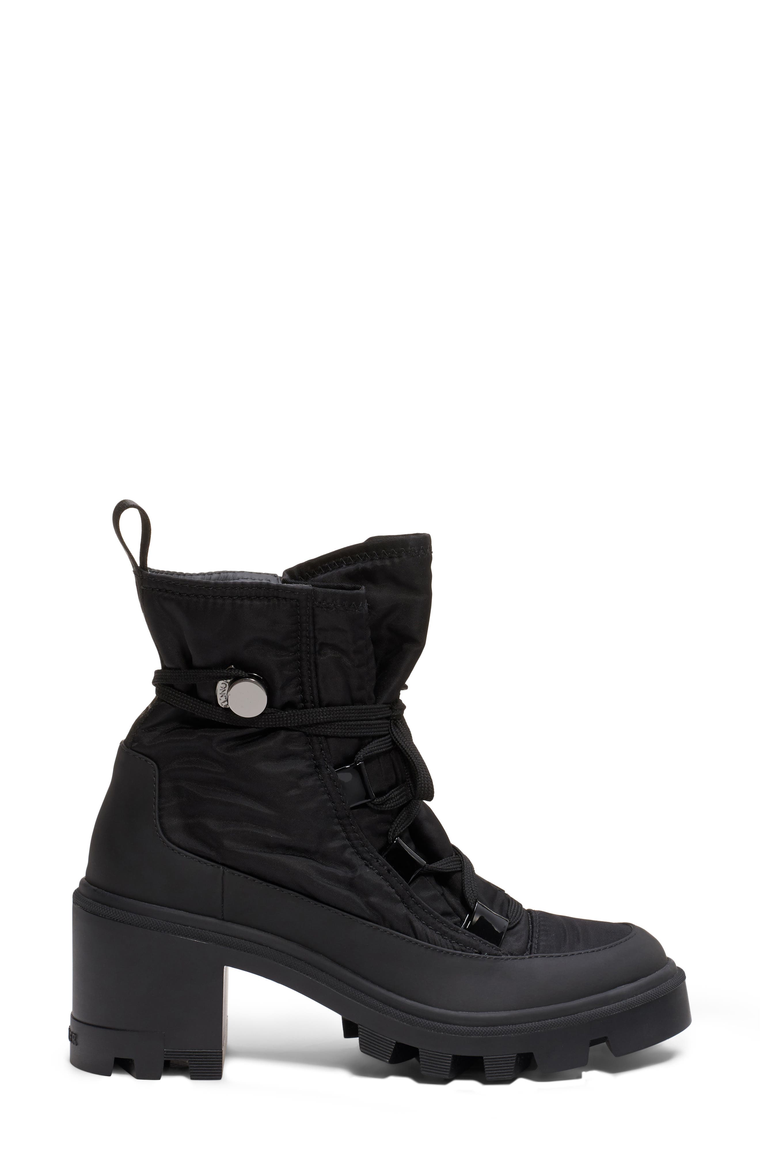 Moncler Cheryne Lug Sole Bootie, Alternate, color, 