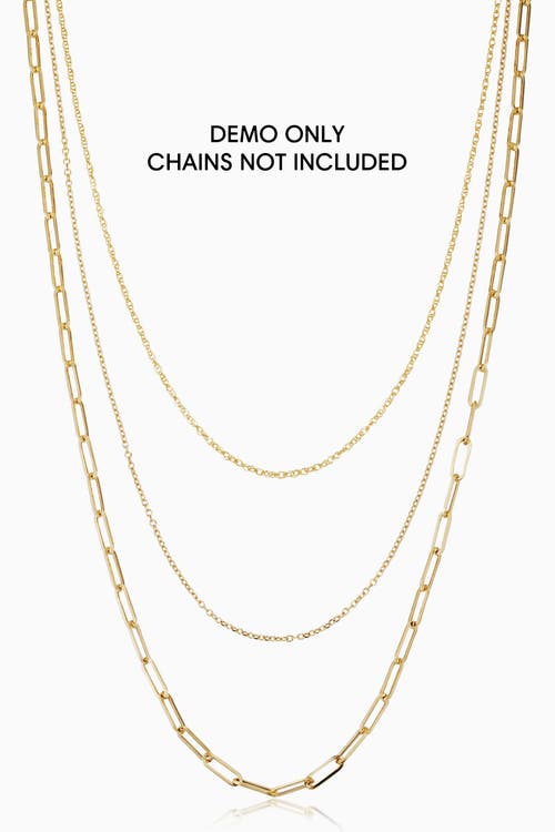 Oradina 10k Gold Layer Me Clasp In Yellow Gold