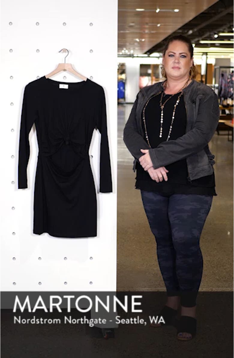 Knot Front Cutout Dress, sales video thumbnail