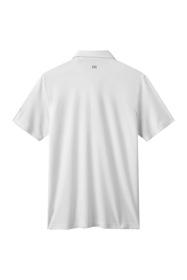 Men's TravisMathew White Baltimore Orioles Top Recruit Tri-Blend Polo, Alternate, color, White
