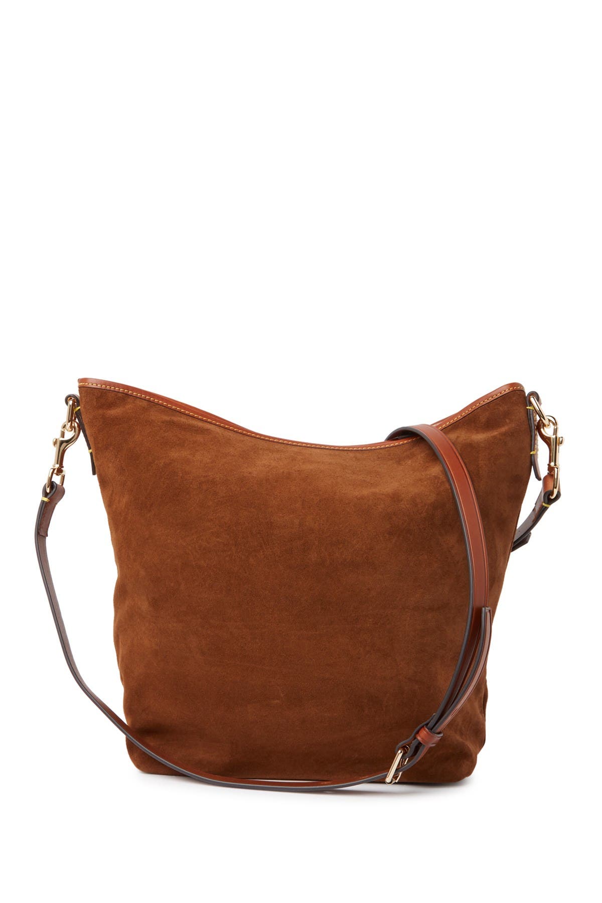 Dooney & Bourke Suede Hobo Crossbody Bag, Alternate, color, 