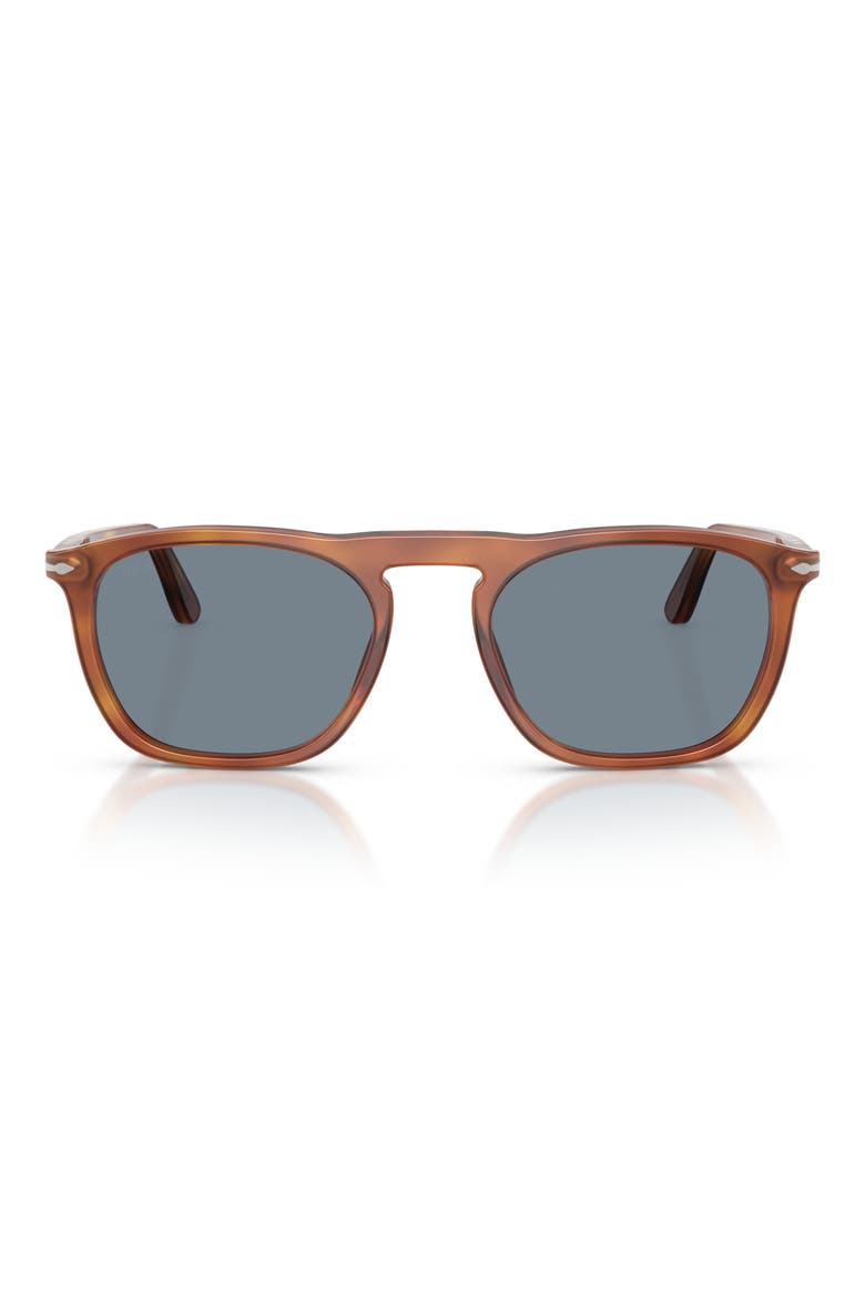 Gae 55mm Square Sunglasses, Main, color, TERRA DI SIENA / LIGHT BLUE