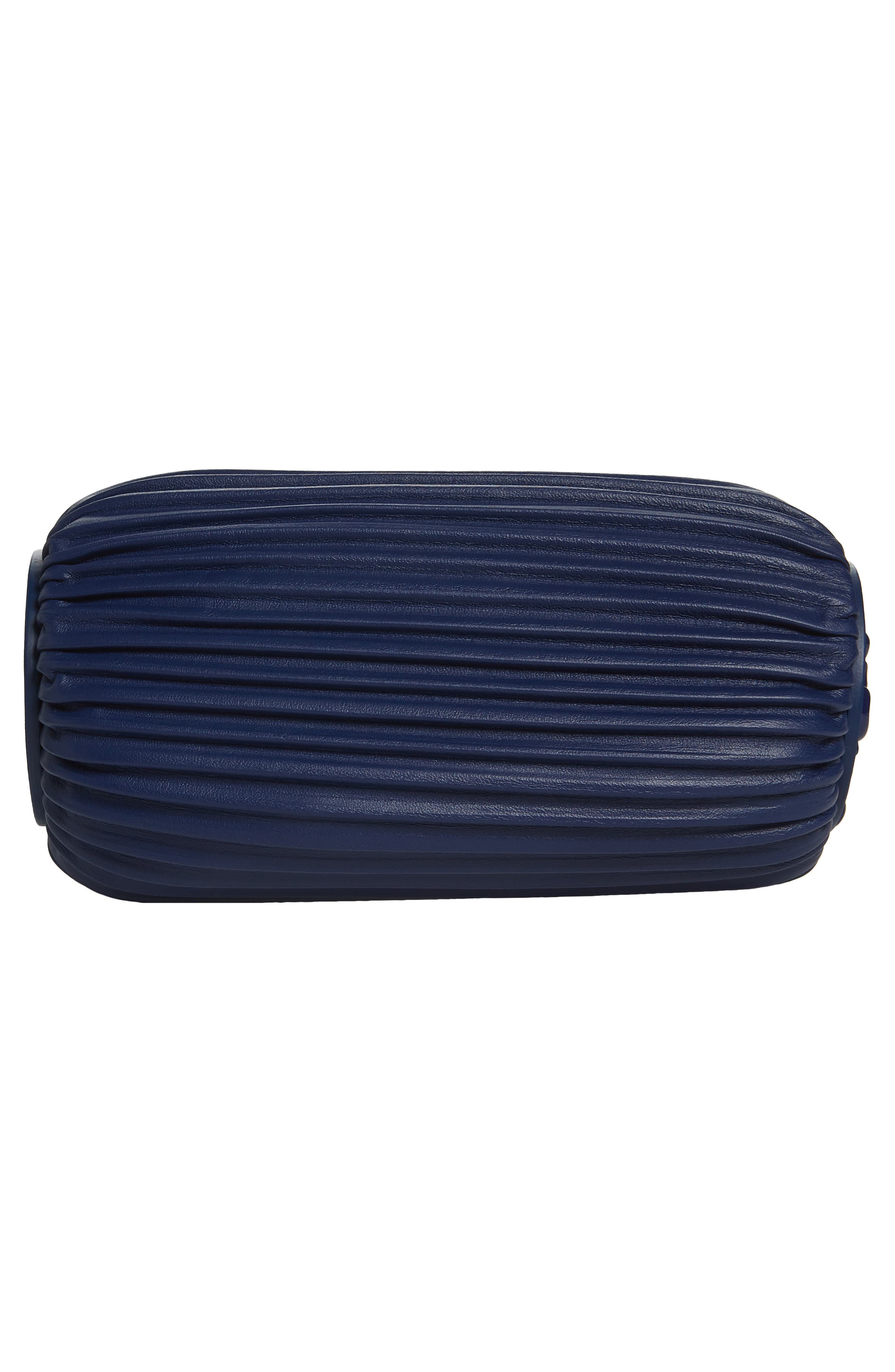 Loewe Pleated Leather Bracelet Pouch, Alternate, color, 