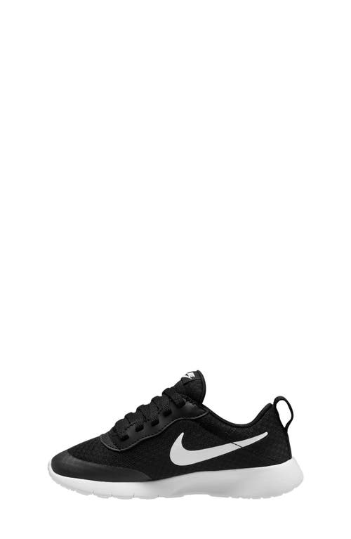 Nike Kids' Tanjun Ez Sneaker In Black/white/white