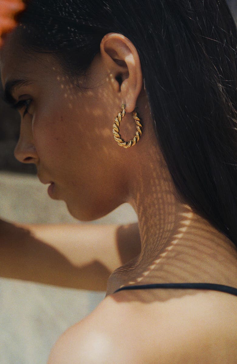 Laura Lombardi Cara Hoop Earrings, Alternate, color, 