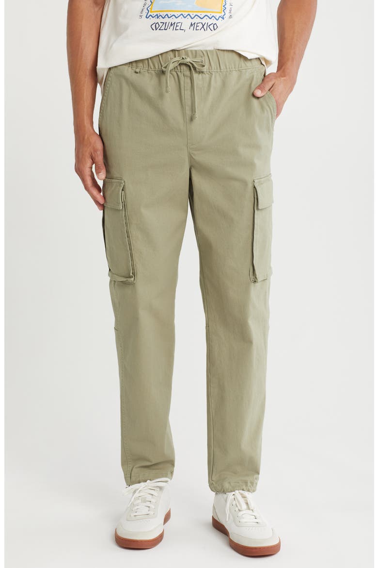 Pull-On Cargo Pants, Main, color, SAGE GREEN