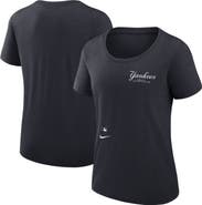 Nike Women's Nike Navy New York Yankees Authentic Collection Performance Scoop Neck T-Shirt