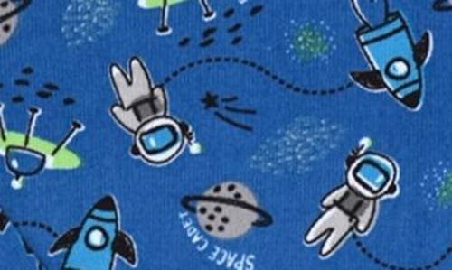 Sleep On It Fitted Two-piece Pajamas & Socks Set In Blue